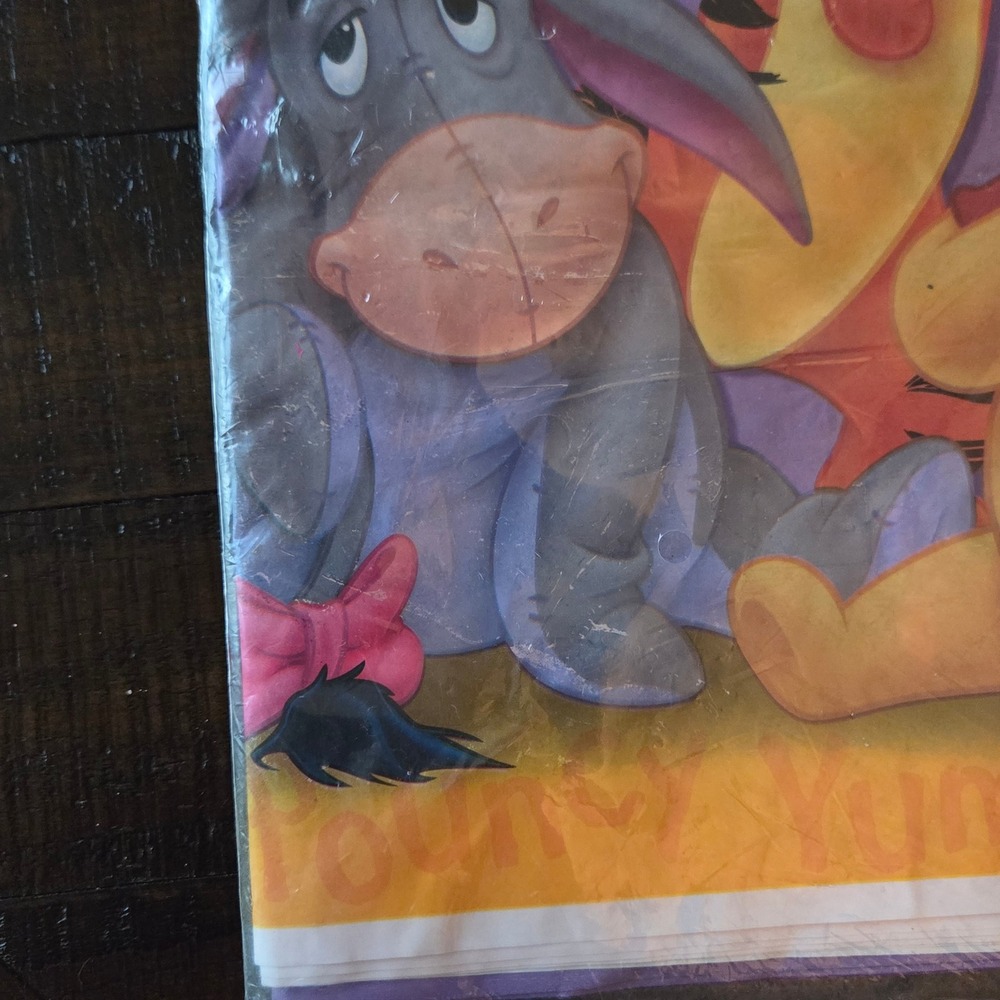 Vtg Disney Winnie the Pooh Together Times Table Cover Hallmark Party Express - Picture 7 of 7